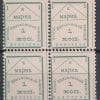 Zenkov Sch #62 types 4-5,11-12, Ch #51 block of 4, M NG zemstvo stamps-25