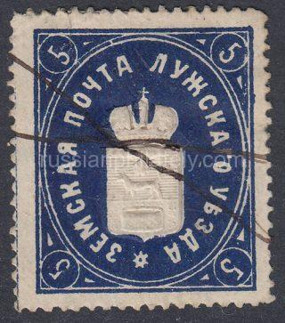 Luga 1883 Sch #12 zemstvo stamp