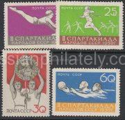 1959 SC 2250-2253 II Sports contest of the people of the USSR. Scott 2224-2227
