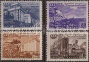 1948 Sc 1141-1144. 30 anniversary Ukrainian Soviet Socialist Republic. Scott 1193-1196