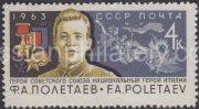 1963 Sc 2857. National hero of Italy F.A.Poletayev. Scott 2818
