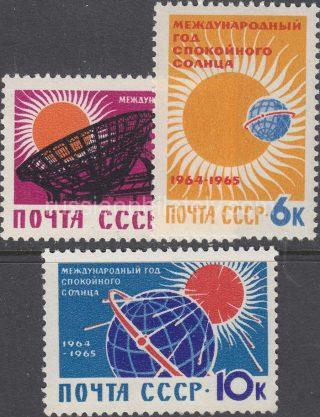 1964 Sc 2884-2886. International year of the quiet Sun. Scott 2839-2841