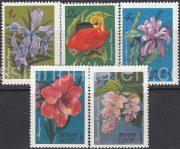 1971 SC 4012-4016 Tropical Flowers Scott 3924-3928