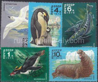 1978 Sc 4792-4796 Fauna of Antarctica Scott 4679-4683