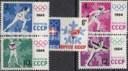 1964 Sc 2893-2897 Winter Olympic Games 1964, Innsbruck Scott 2843-2847