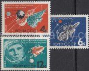 1964 Sc 2926-2928 Cosmonautics Day Scott 2883-2884, 2889