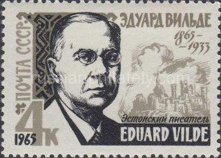 1965 Sc 3162 Portrait of Estonian writer Eduard Vilde Scott 3060A