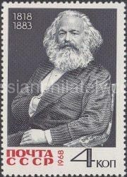 1968 SC 3536 150th Birth Anniversary of Karl Marx Scott 3463