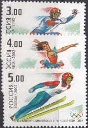2002 Sc 724-726 Winter Olympic Games Scott 6679-6681