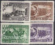 1950 Sc 1406-1409(2) Turkmen Soviet Socialist Republic Scott 1438-41
