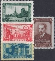 1950 Sc 1455-1458 Estonian Soviet Socialist Republic Scott 1500-1503