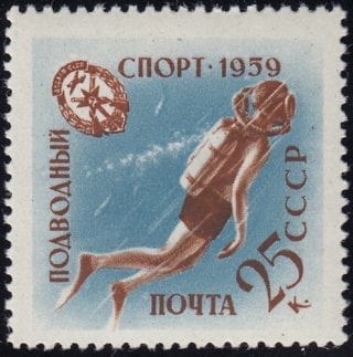 1959 Sc 2287 SCUBA Diving Scott 2263