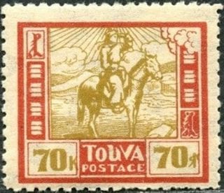 1927 Sc 23 Mongolian horseman Scott 27