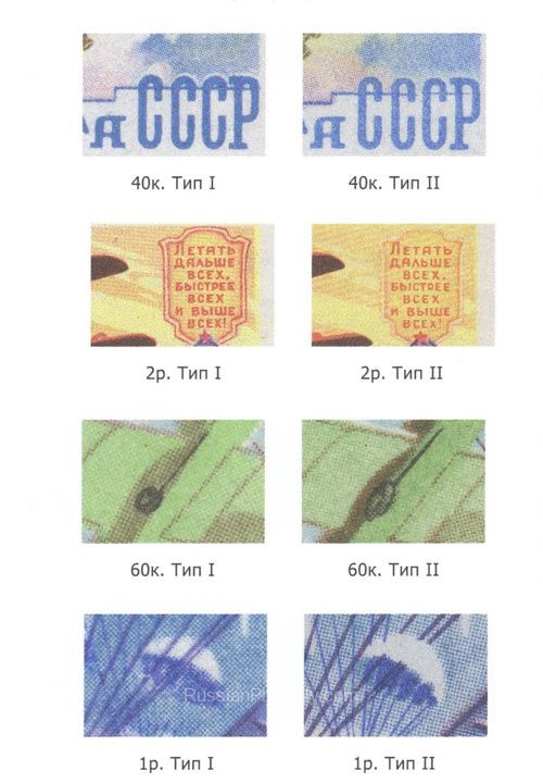 1951 Sc 1558-1561 Air sports in the USSR. 1st Printing Scott 1590-1593 1951 Sc 1558-1561 Air sports in the USSR. 1st Printing Scott 1590-1593