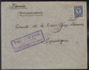 1915 Orenburg Gov to Kopenhagen Censormark 1915 Orenburg Gov to Kopenhagen Censormark