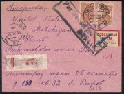 1934 Leningrad to Flint MI USA. Airmail