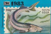 1983 Pocket calendar. Protected fauna 1983 Pocket calendar. Protected fauna