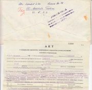 1982 Tallinn to France. Philatelic Exchange. Customs Forfeiture 1982 Tallinn to France. Philatelic Exchange. Customs Forfeiture