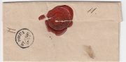 1859 Riga to Tostamaa via Pernov. 1.28 postmark 1859 Riga to Tostamaa via Pernov. 1.28 postmark