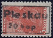 1941 Mi 4 Pskov (Pleaskau) 20 kop on 5 kop