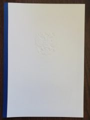2001 Sc 681-4 State symbols of the Russian Federation. Booklet with blue binding 2001 Sc 681-4 State symbols of the Russian Federation. Booklet with blue binding
