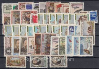 1955 USSR full year set w/o m/sheets